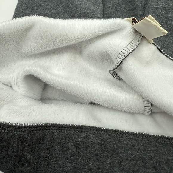 Sonoma Life + Style Faux Fur Lined Cotton Slim Joggers Comfy & Warm in Grey NWT - Picture 7 of 9
